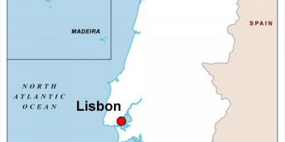 Capital of Portugal map