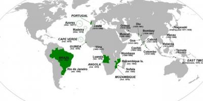 Map of Portuguese empire